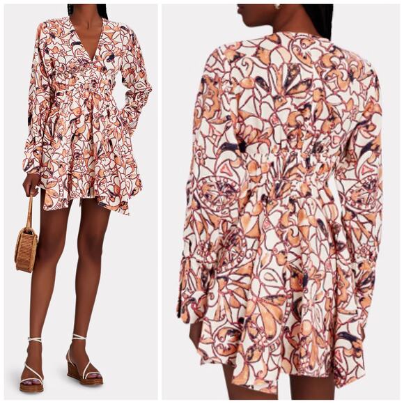 NEW A.L.C. Salina Linen Mini Dress - Picture 1 of 14